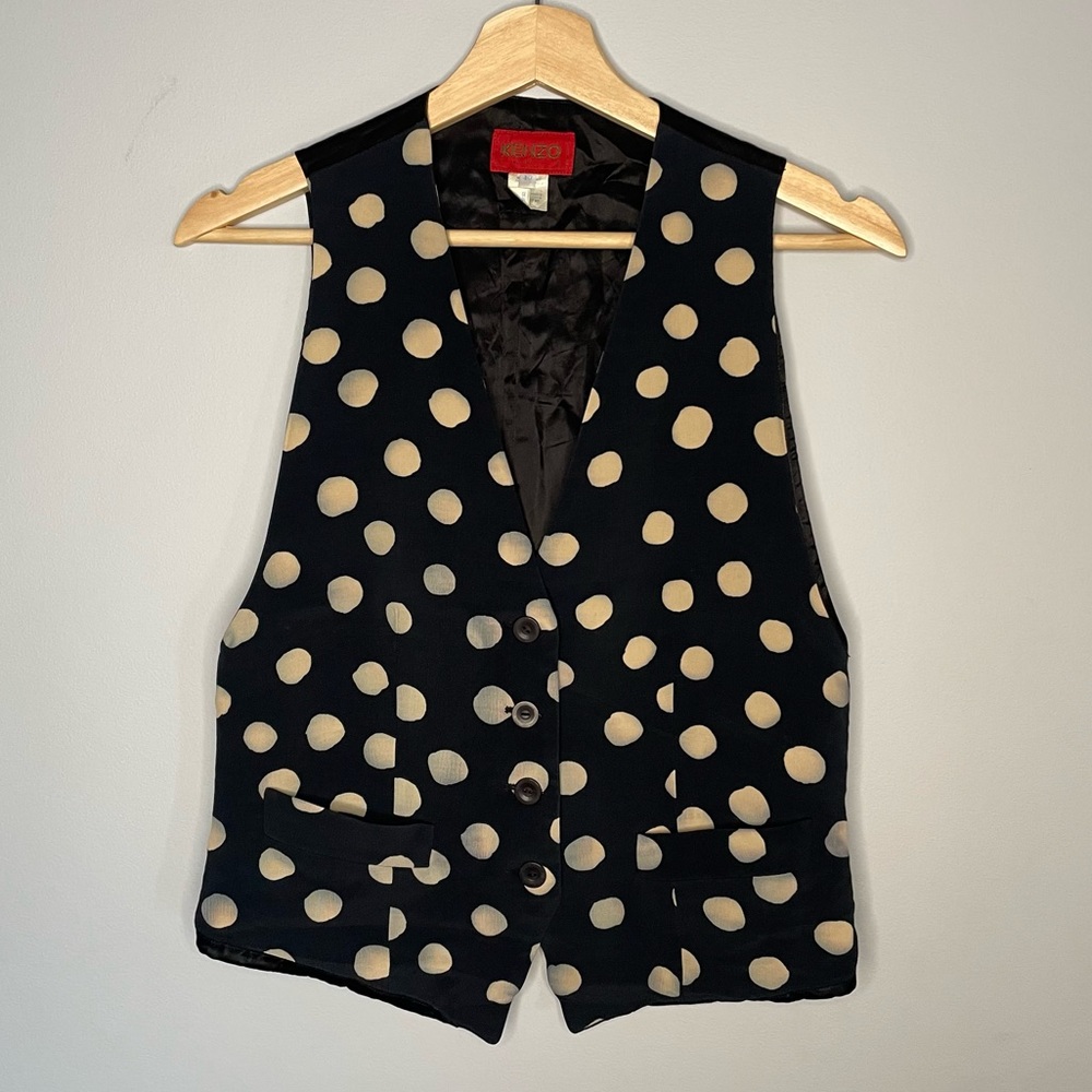 KENZO Polka Dot Vest